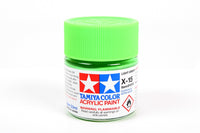 Tamiya Color X-15 Light Green Gloss Acrylic Paint 23mL