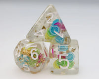 Tropical Punch Polyhedral Dice Set (7)