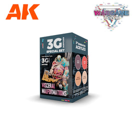 AK 3rd Generation Wargame Colors Visceral Malformations Set