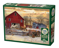 Winter on the Farm (1000 Piece) Puzzle