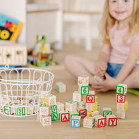 Wooden ABC/123 Blocks