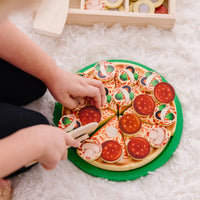 Wooden Pizza Party Play Set