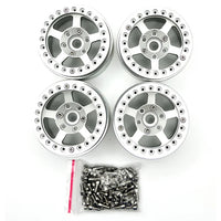 1.9" Alum. Beadlock Rims (4 pc) (SILVER)