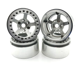 1.9" Alum. Beadlock Rims (4 pc) (SILVER)