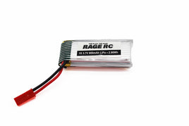 Rage RC 1S 3.7V 800mAh LiPo Battery; Tribus