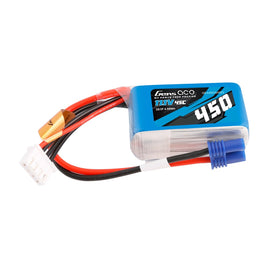 450mAh 3S 11.1V 45C Lipo battery with EC2