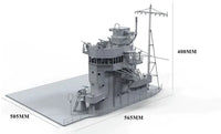 Akagi Bridge w/ Flight Deck (1/35 Scale) Plastic Boat Model Kit