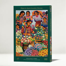 Flores by Mario González Chavajay (500 Piece) Puzzle