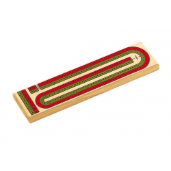 2-Track Cribbage Board: Color