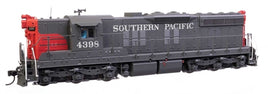 EMD SD9 - ESU LokSound 5 Sound & DCC -- Southern Pacific(TM) #4398; SD9E Rebuild (gray, Scarlet, white)