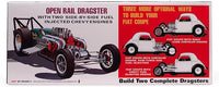 Fiat Double Dragster (1/25 Scale) Plastic Vehicle Model Kit