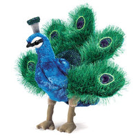 Small Peacock Hand Puppet