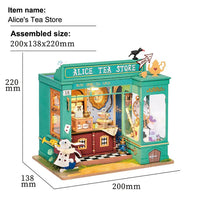 DIY Miniature House Kit - Alice's Tea Store