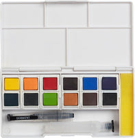 Inktense Paint Pan - 12 Watercolor Set