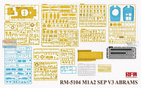 M1A2 SEP V3 Abrams MBT (1/35 Scale) Plastic Military Model Kit