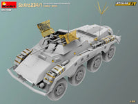 Sd.Kfz.234/1 Schwere Panzerspahwagen Early w/Interior (1/35 Scale) Plastic Military Model Kit