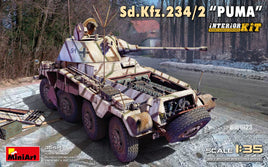 Sd.Kfz.234/2 Puma [Interior Kit] (1/35 Scale) Plastic Military Model Kit