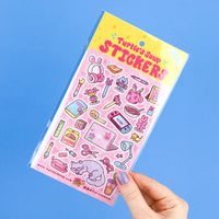 Turtle's Soup Vinyl Stickers Sheet - Assorted