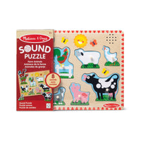 Wooden Sound Puzzle: See & Hear Farm Animals