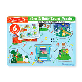 Wooden Sound Puzzle: Nursery Rhymes