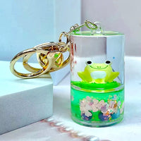 Frog Boba Floaty Key Charm