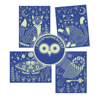 Glow-in-the-Dark At Night Scratch Cards Activity Set