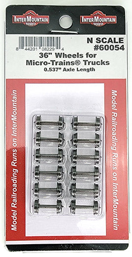 36' Wheels for Micro-Trains Trucks (12 Pack)