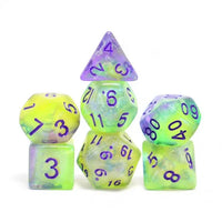 Luminescent Jellyfish Polyhedral Dice Set (7)