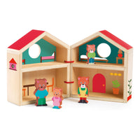 Wooden Mini Dollhouse