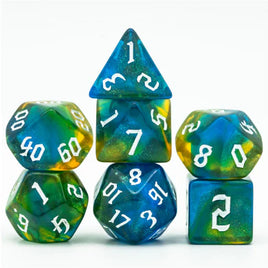 Nature Elemental Polyhedral Dice Set (7)