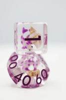 Purple Koi Fish Polyhedral Dice Set (7)