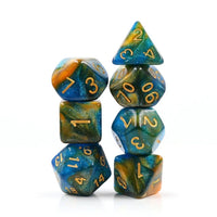 River at Dusk Polyhedral Dice Set (7)