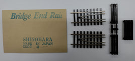 Shinohara  HO Code 83 Nickel Silver Bridge End Rail