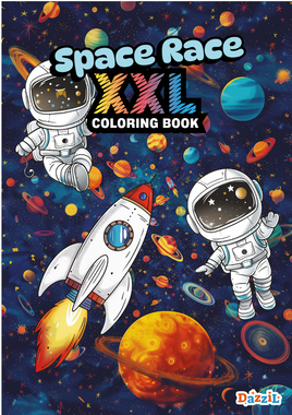 Nova Toys Space Race XXL Coloring Book