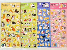 Shiba Inu Puffy Stickers