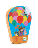 Silhouette Puzzle: Hot Air Baloon (16 pc) Mini Puzzle