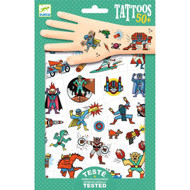 Temporary Tattoos: Heroes vs Villains