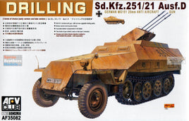 AFV Club - Sd.Kfz.251/21 Ausf D "Drilling" (1/35 Scale) Plastic Military Model Kit