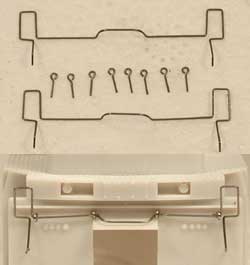 Cal Scale Superdetail 522 HO Scale Coupler Lift Bars for EMD GP/SD Diesel