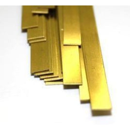 Brass Strip, 1mm x 18mm x 300mm (Pack Of 3)