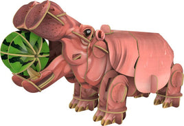 Makebug Voices Of Nature Hippo 3D Kraft Paper Puzzle