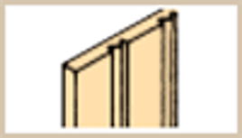 Basswood Board & Batten 3/4" Spacing (2)