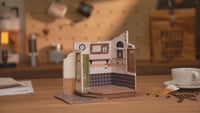 DIY Miniature  House Kit Slow Life Cafe