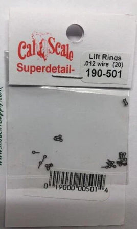 Cal Scale Superdetail 501 Lift Rings .012" Wire