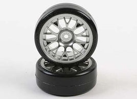 Tamiya - Metal-Platrd Mesh Wheel w/ Mounted Super Driftech Tires 24mm