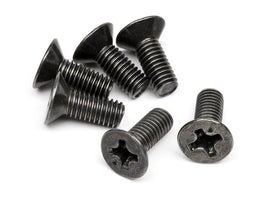 Flat Head Screw M3x8mm (6pcs)