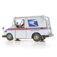 USPS LLV Mail Truck Metal Earth Model Kit