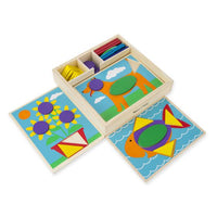 Wooden Beginner Pattern Blocks