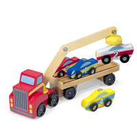 Wooden Magnetic Car Loader