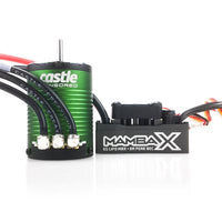 Mamba X Sensored 25.2V WP ESC Speed Controller + 1406-4600KV Motor Combo (1/10 Scale)